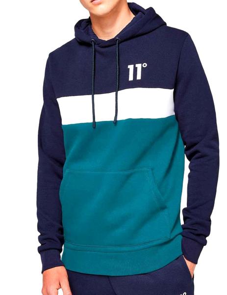 Sudadera básica 11 Degrees turquesa