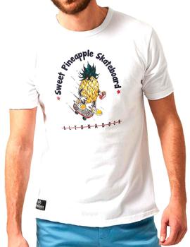 Camiseta Altona Dock blanca Piña para hombre