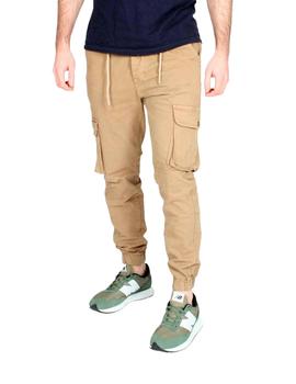 Pantalón chino Buddy con bolsillos color camel