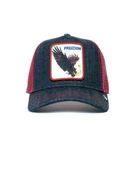 Gorra Goorin Bros del águila en tejido vaquero