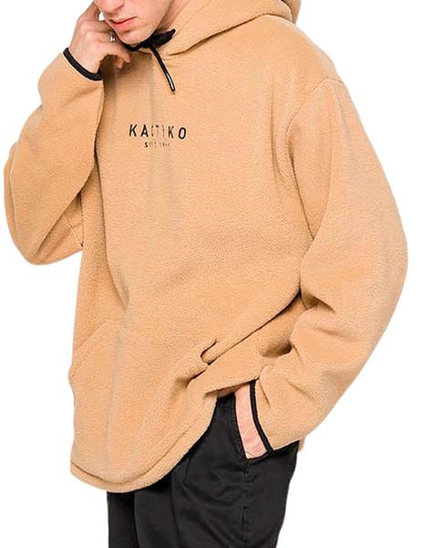 pronóstico Fiel infraestructura Sudadera polar Kaotiko camel para hombre| Envío 24h