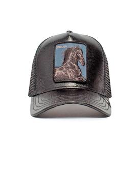 Gorra piel Goorin Bros caballo negro