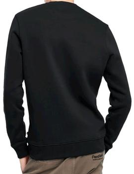 Sudadera Penfield básica negra para hombre