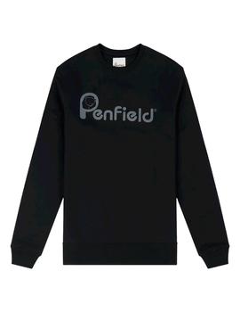 Sudadera Penfield básica negra para hombre