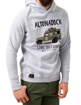 Sudadera Jeep Altona Dock gris para hombre