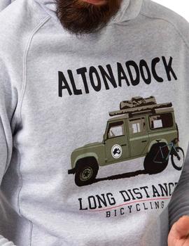 Sudadera Jeep Altona Dock gris para hombre