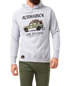 Sudadera Jeep Altona Dock gris para hombre