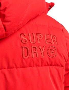 Cazadora Superdry Mountain roja para hombre