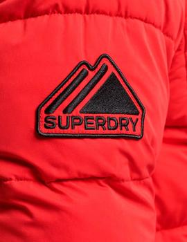 Cazadora Superdry Mountain roja para hombre