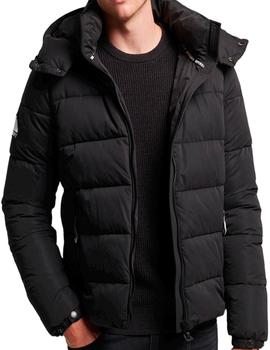 Cazadora Superdry Mountain negra para hombre