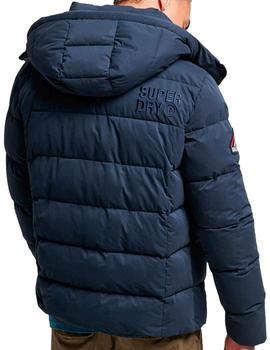 Cazadora Superdry Mountain azul marino para hombre