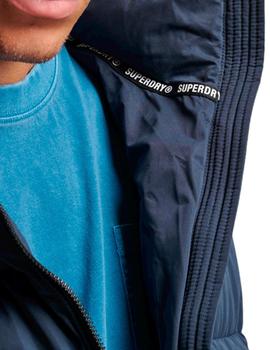 Cazadora Superdry Mountain azul marino para hombre