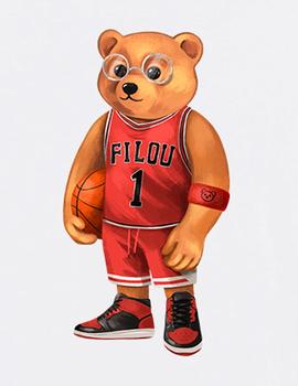 Camiseta Baron Filou blanca Oso Jordan