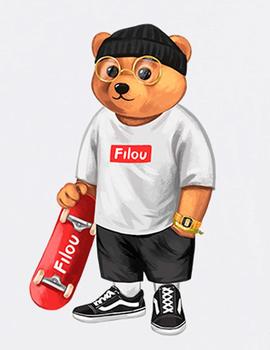 Camiseta Baron Filou con Oso Supreme y zapas Vans