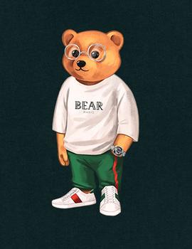 Camiseta Baron Filou negra oso Hypebeast