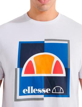 Camiseta Ellesse blanca con anagrama en el pecho