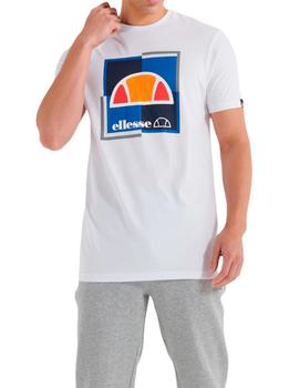 Camiseta Ellesse blanca con anagrama en el pecho