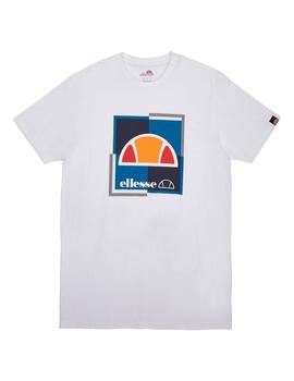 Camiseta Ellesse blanca con anagrama en el pecho