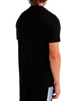 Camiseta Ellesse negra con logo reflectante para hombre