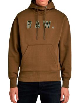 Sudadera G Star Raw Vulcanic marrón para hombre