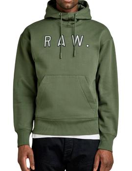 Sudadera G Raw verde para hombre | G-Star Hombre