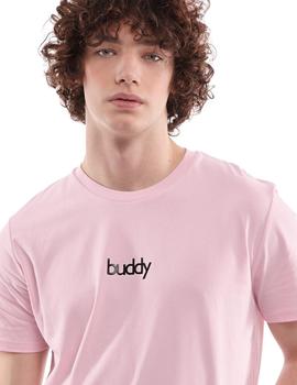 Camiseta Buddy 3D rosa para hombre