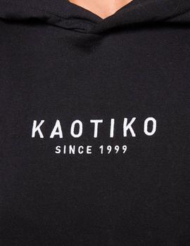 Sudadera Kaotiko since 1999 negra para hombre