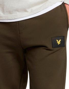 Pantalón de chándal Lyle Scott verde oliva para hombre