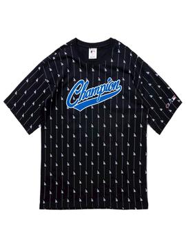 Camiseta Champion LA Dodgers negra para hombre