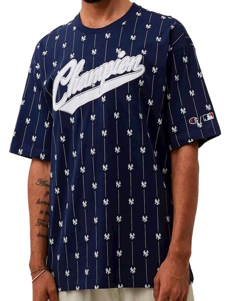 Camisa De Baseball Ny Yankees Azul Lisa