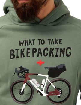 Sudadera Altona Dock bici verde kaki