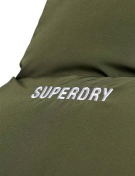 Plumas sin mangas Superdry verde para hombre