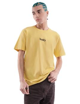 Camiseta Buddy amarilla box logo 3D unisex