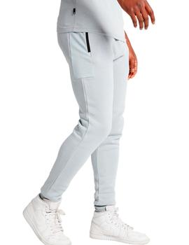 Pantalón chándal 11 Degrees gris perla para hombre