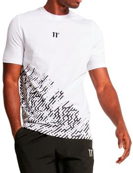 Camiseta manga corta 11 Degrees blanca para hombre