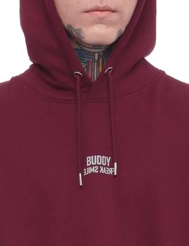 Sudadera Buddy Duffer granate para hombre