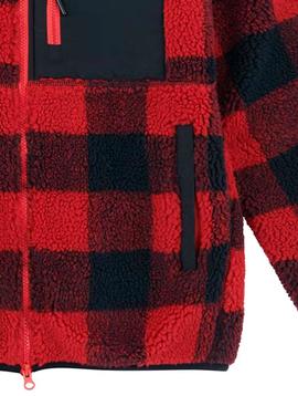 Cazadora leñador Penfield cuadros rojos y negros