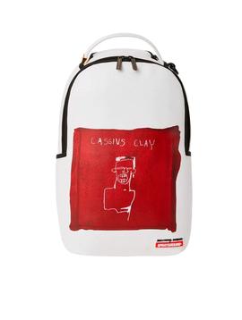 Mochila Sprayground Jean Michel Basquiat blanca Cassius Clay