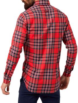 Camisa Altona Dock cuadros rojos para hombre