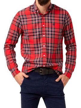 Camisa Altona Dock cuadros rojos para hombre