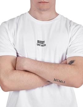 Camiseta Buddy Bamboo blanca para hombre