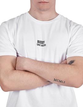 Camiseta Buddy Bamboo blanca para hombre