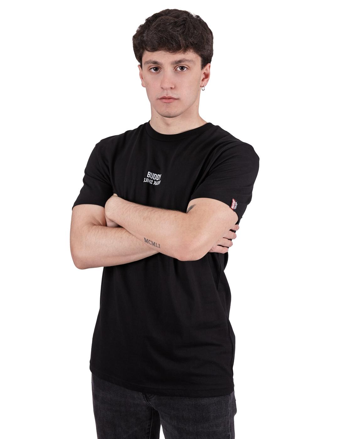 Camiseta Buddy Bamboo negra para hombre