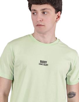 Camiseta Buddy Bamboo verde lima para hombre