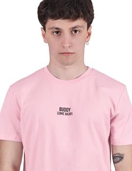 Camiseta Buddy Bamboo rosa para hombre