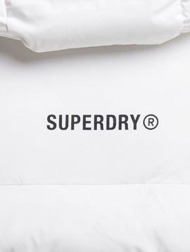 Plumífero Superdry blanco para hombre