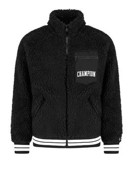 Chaqueta Champion negra de pelo para hombre