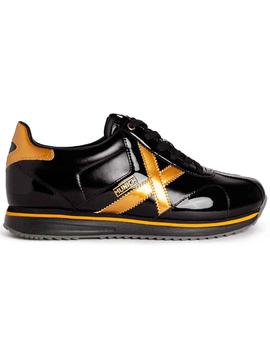 Zapatillas Munich Sapporo 152 de charol negro para hombre