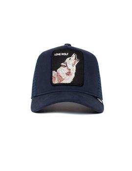 Gorra Goorin Bros niño lobo azul marino