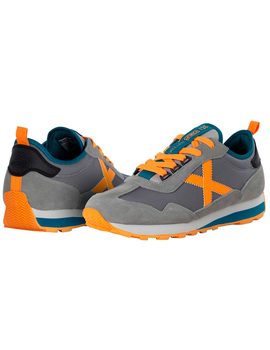 Zapatillas Munich UM 45 grises con naranja para hombre